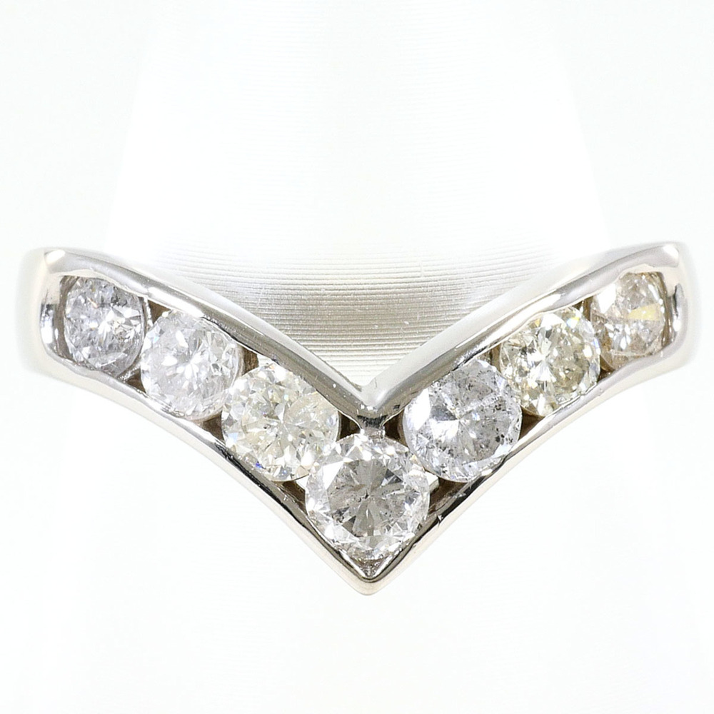 VINTAGE Silver Diamond Ring